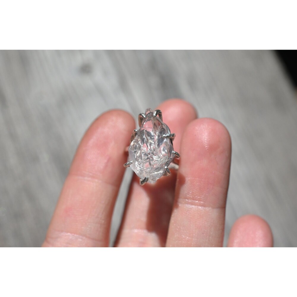 8 carat engagement rings, raw diamond ring, raw stone ring, alternative engageme